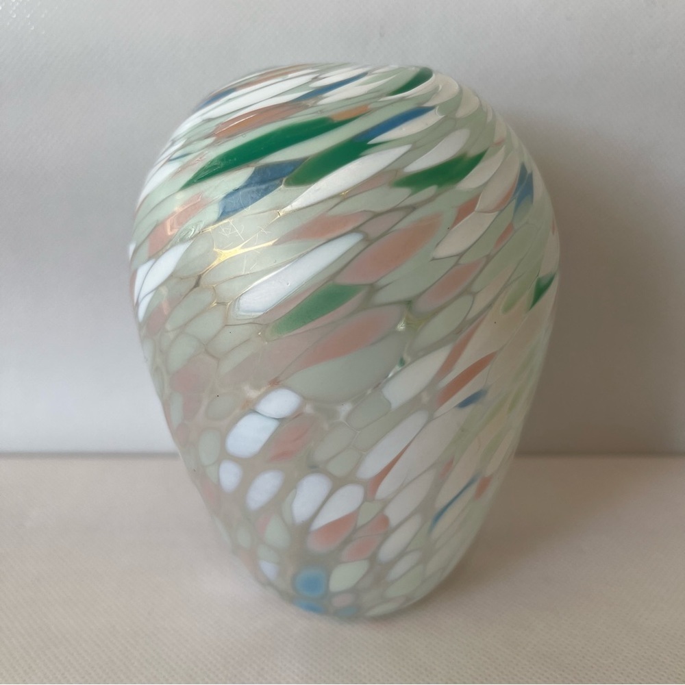 Vintage Art Glass Terry B. Silver Dollar City 1991